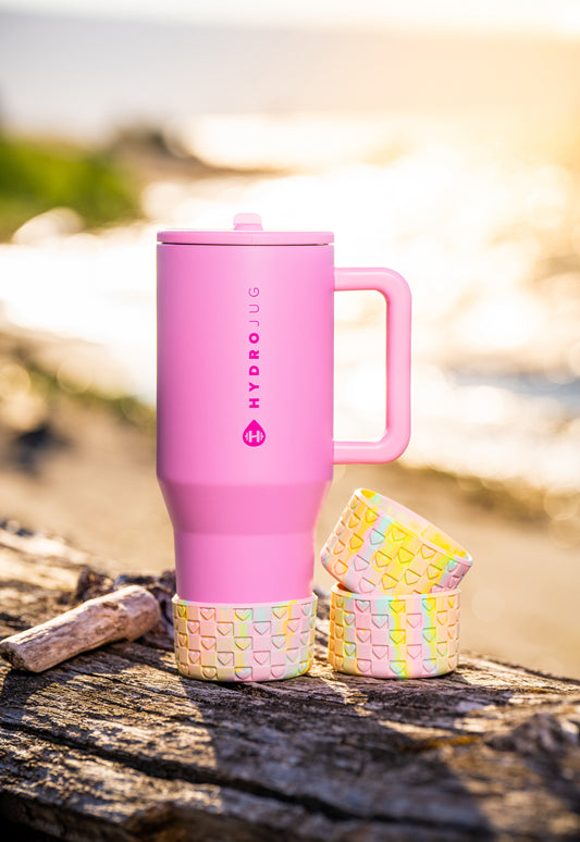 Checkered Hearts Tumbler Boots: Daybreak
