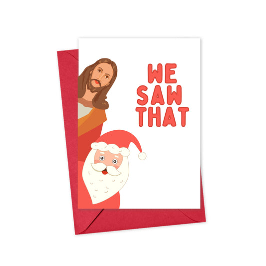 We Saw That Funny Christmas Cards - BEST SELLER Holiday Card