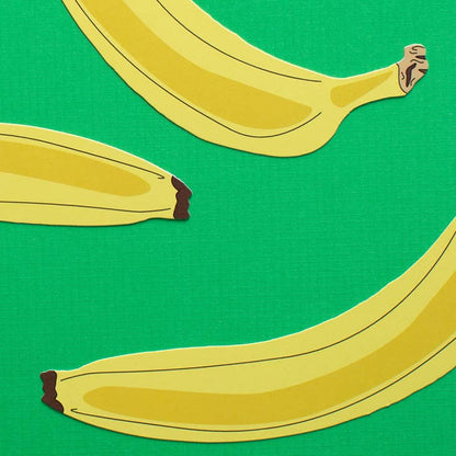 Banana Bookmark (it's die cut!): Banana