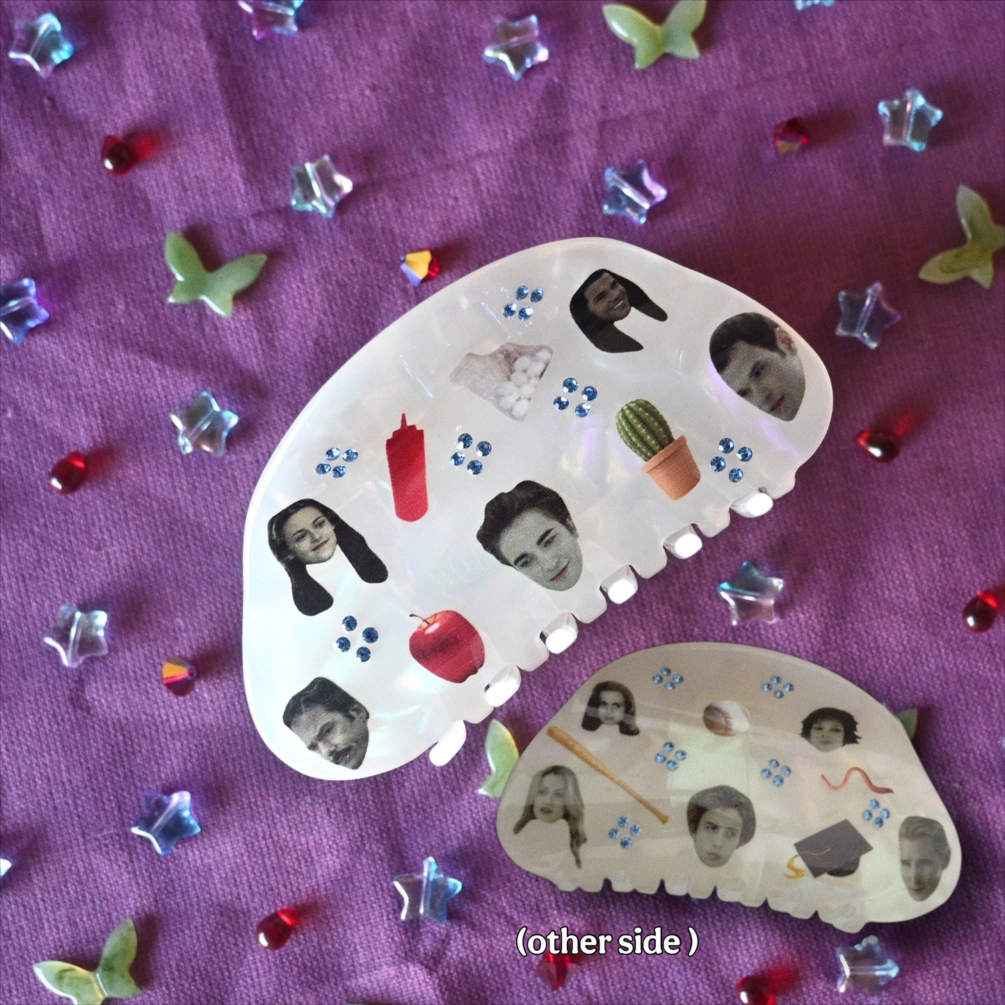 Twilight Character Collage Hair Clip