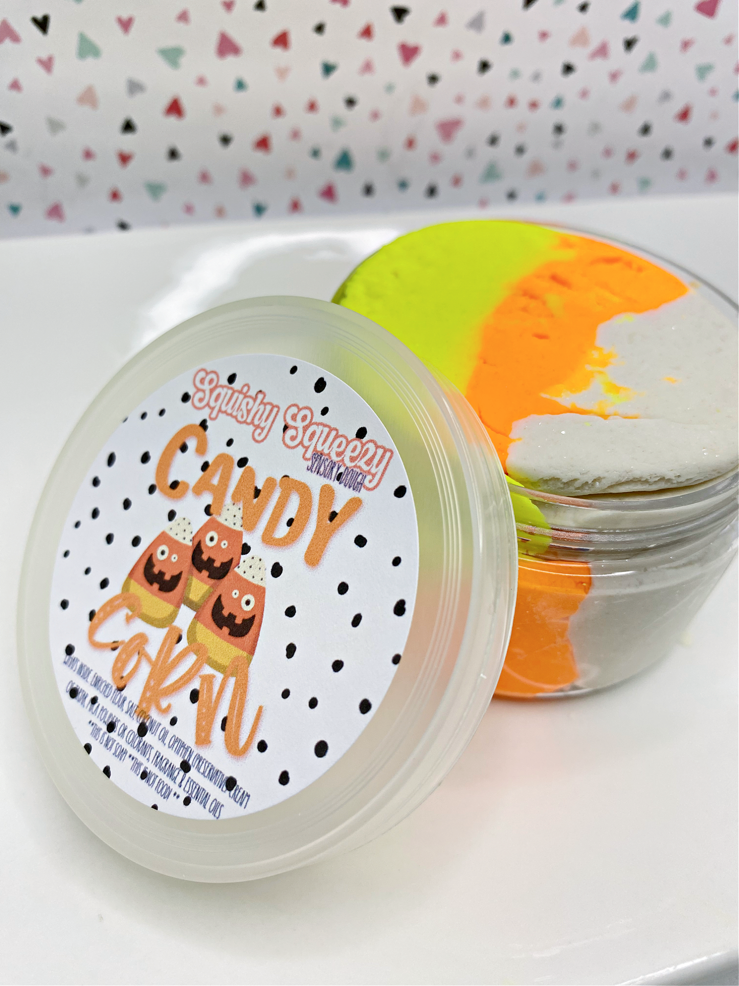 Candy Corn Scented Sensory Dough