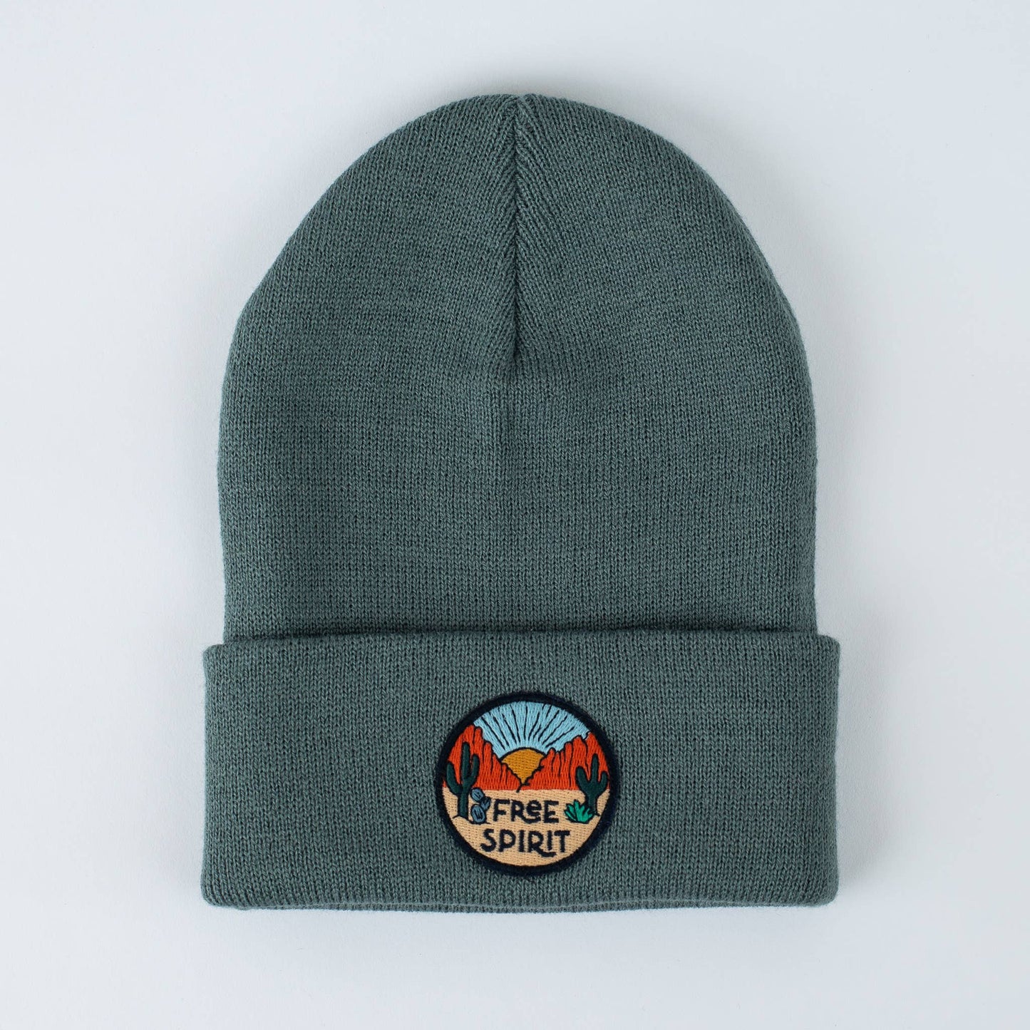 Made in USA. Free Spirit Spruce Beanie. Multi Sizes: Youth/Adult (Fits ages 5+)