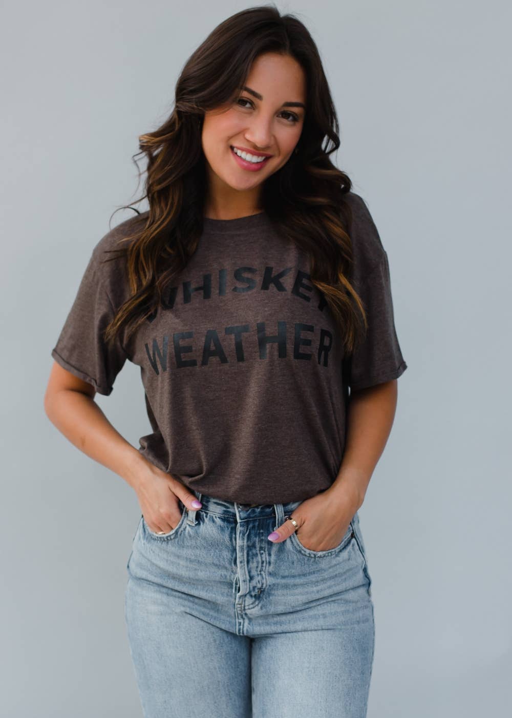Dk. Brown Whiskey Weather Tee
