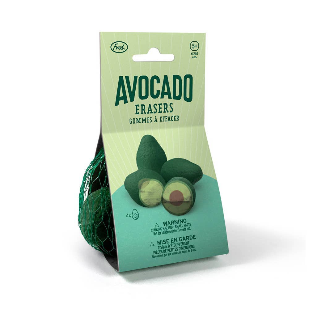 Avocado Erasers - Bag of 4