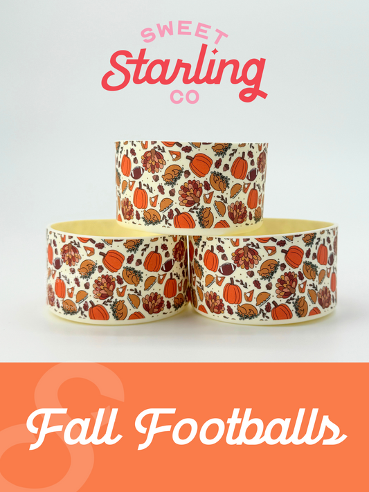 Fall Footballs Tumbler Boots