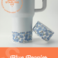 Blue Peonies Tumbler Boots