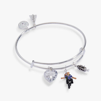 The Twilight Saga Bella & Edward Charm Bangle