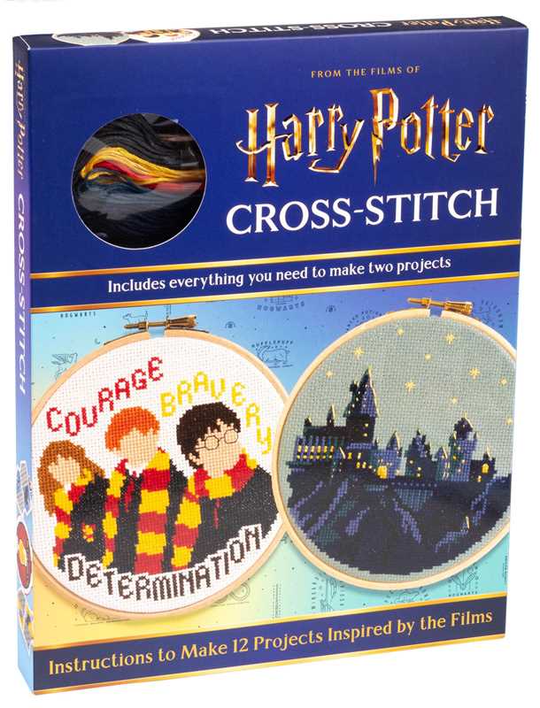 Harry Potter Cross-Stitch by Editors of Thunder Bay Press: Kit - Paperback