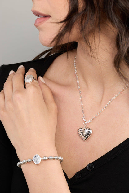 The Twilight Saga Cullen Crest Beaded Charm Bangle
