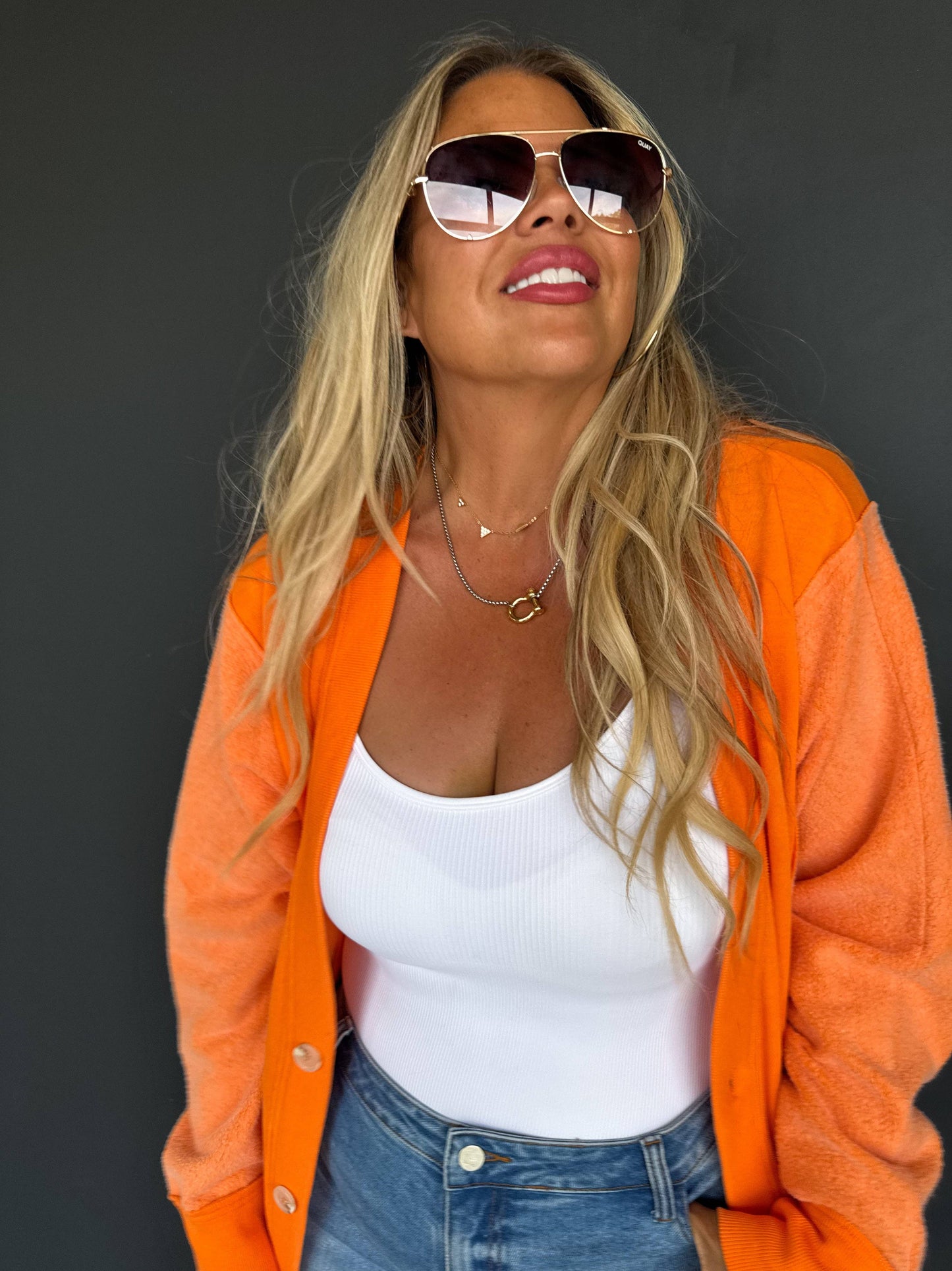 DESI SWEATSHIRT CARDIGAN