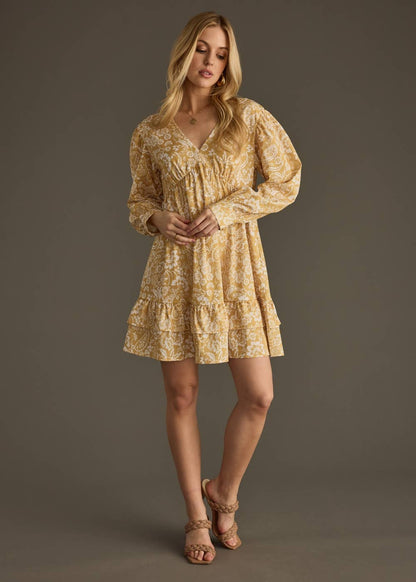Yellow Floral Dress