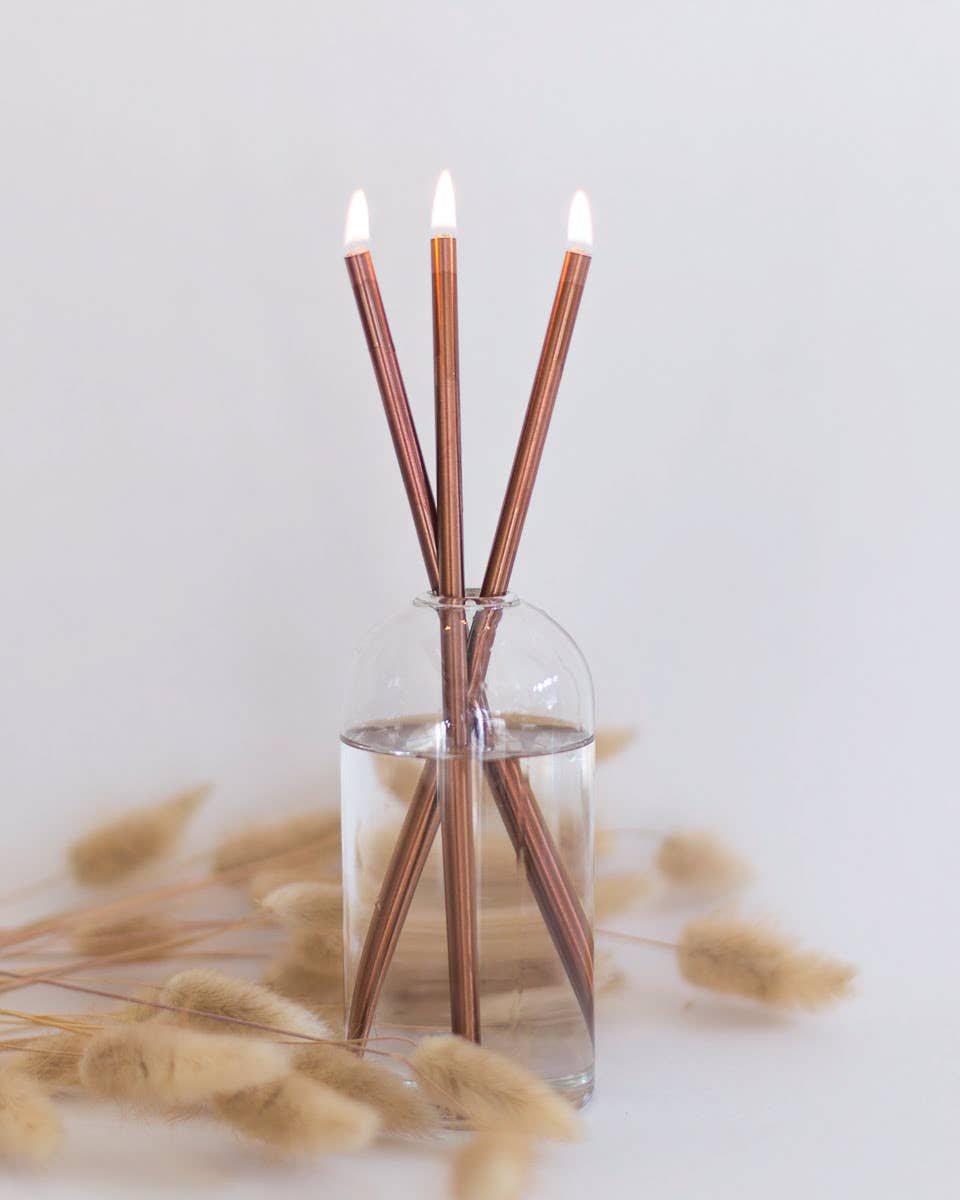 Copper Everlasting Candle - Reusable Steel Candles