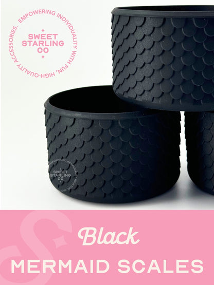 Mermaid Scales Tumbler Boot- Black