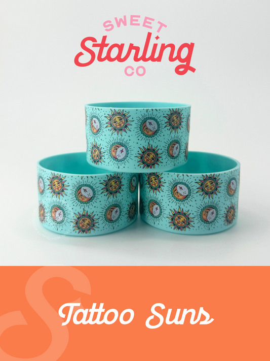 Tattoo Suns Tumbler Boots