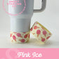 Pink Ice Cream Cones Tumbler Boots