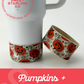 Pumpkins + Spiderwebs Tumbler Boots