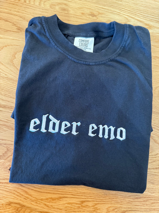 Elder Emo Embroidered Tee