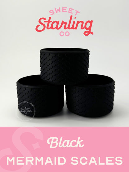 Mermaid Scales Tumbler Boot- Black