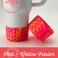 SSC Signature Tumbler Boot- Hot Pink + Yellow Fusion