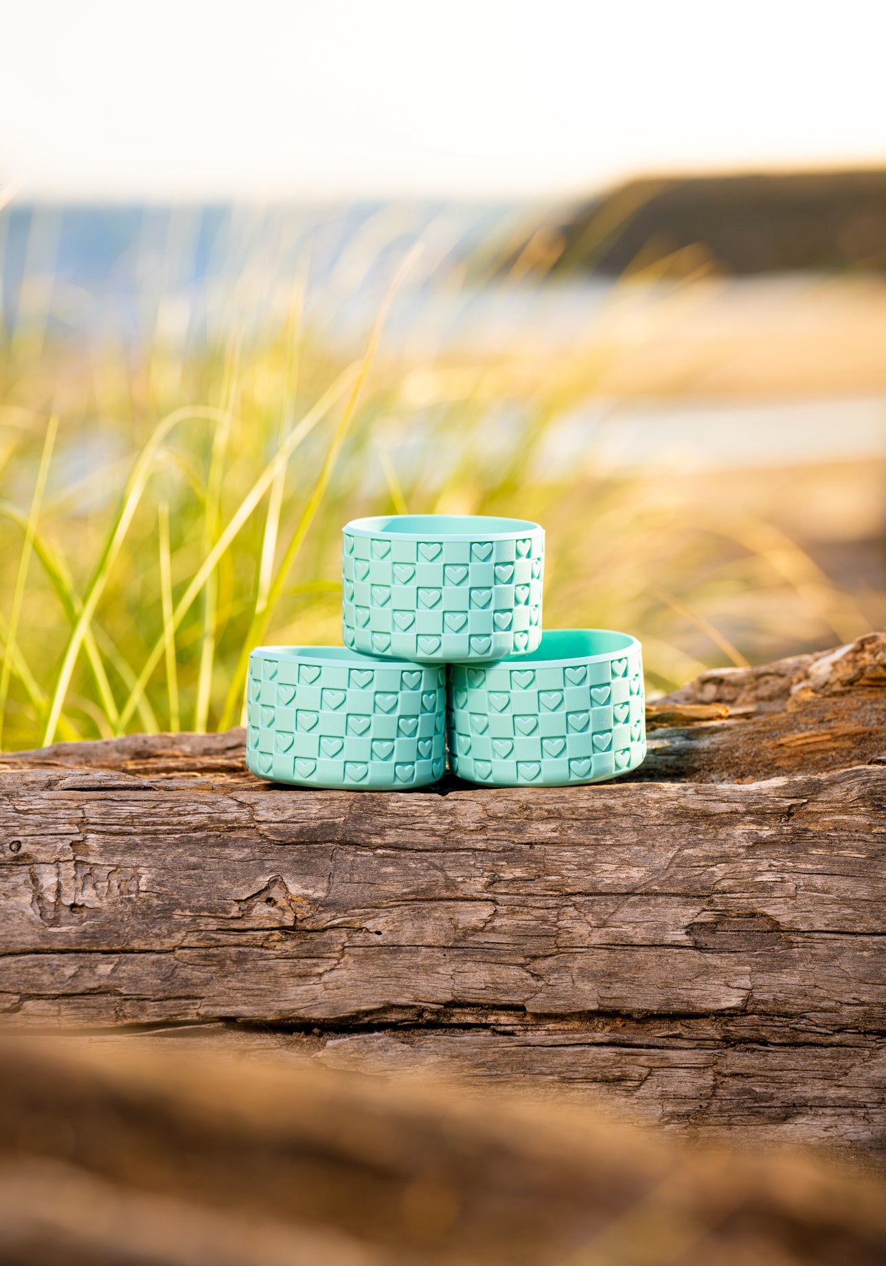 Checkered Hearts Tumbler Boots: Sage Shimmer