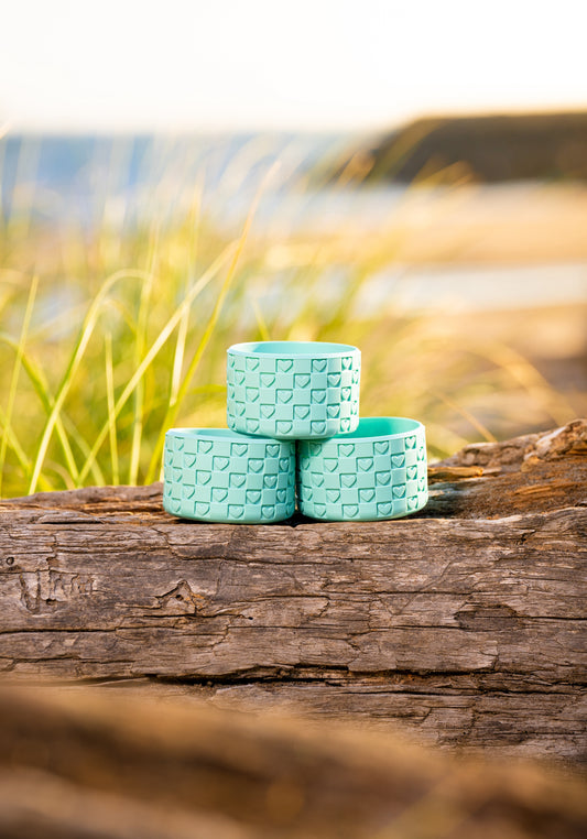 Checkered Hearts Tumbler Boots: Sage Shimmer