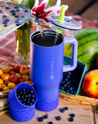 Checkered Hearts Tumbler Boots: Berry Breeze