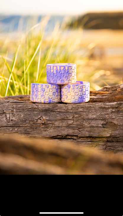 Checkered Hearts Tumbler Boots: Driftwood Dusk