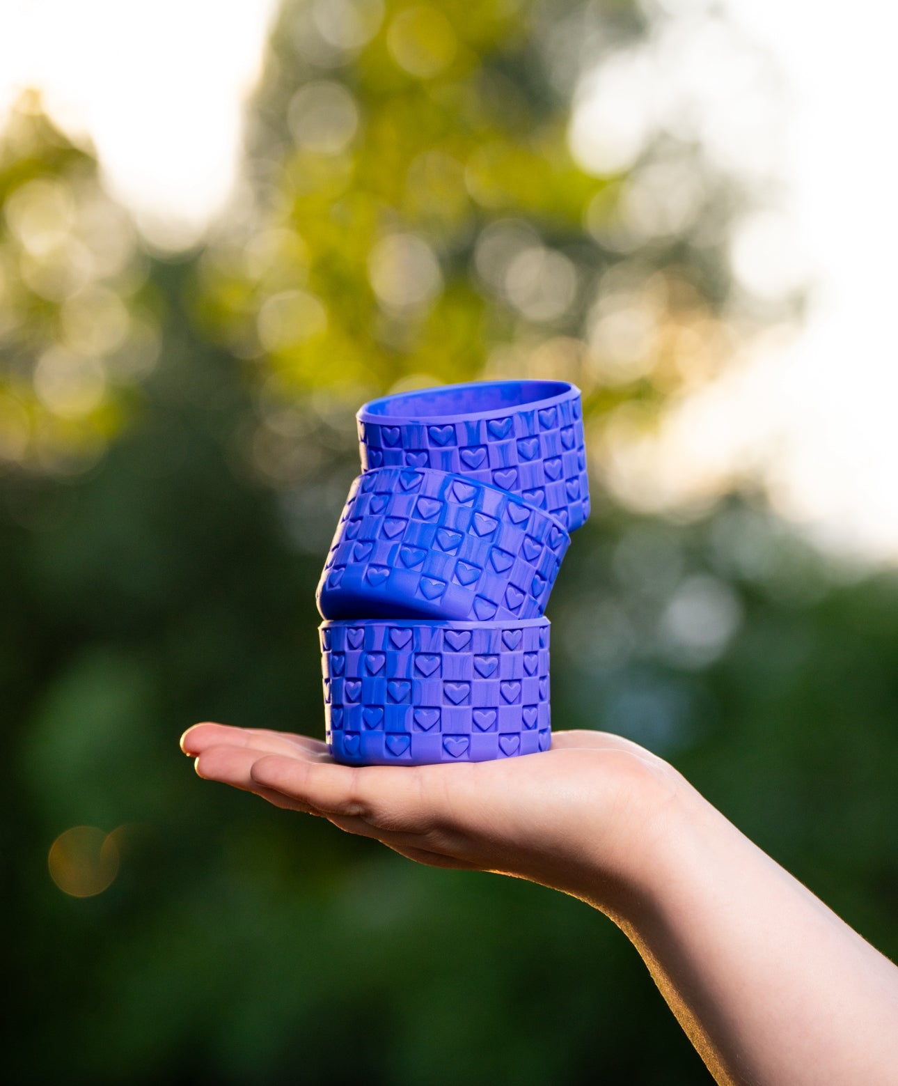 Checkered Hearts Tumbler Boots: Berry Breeze