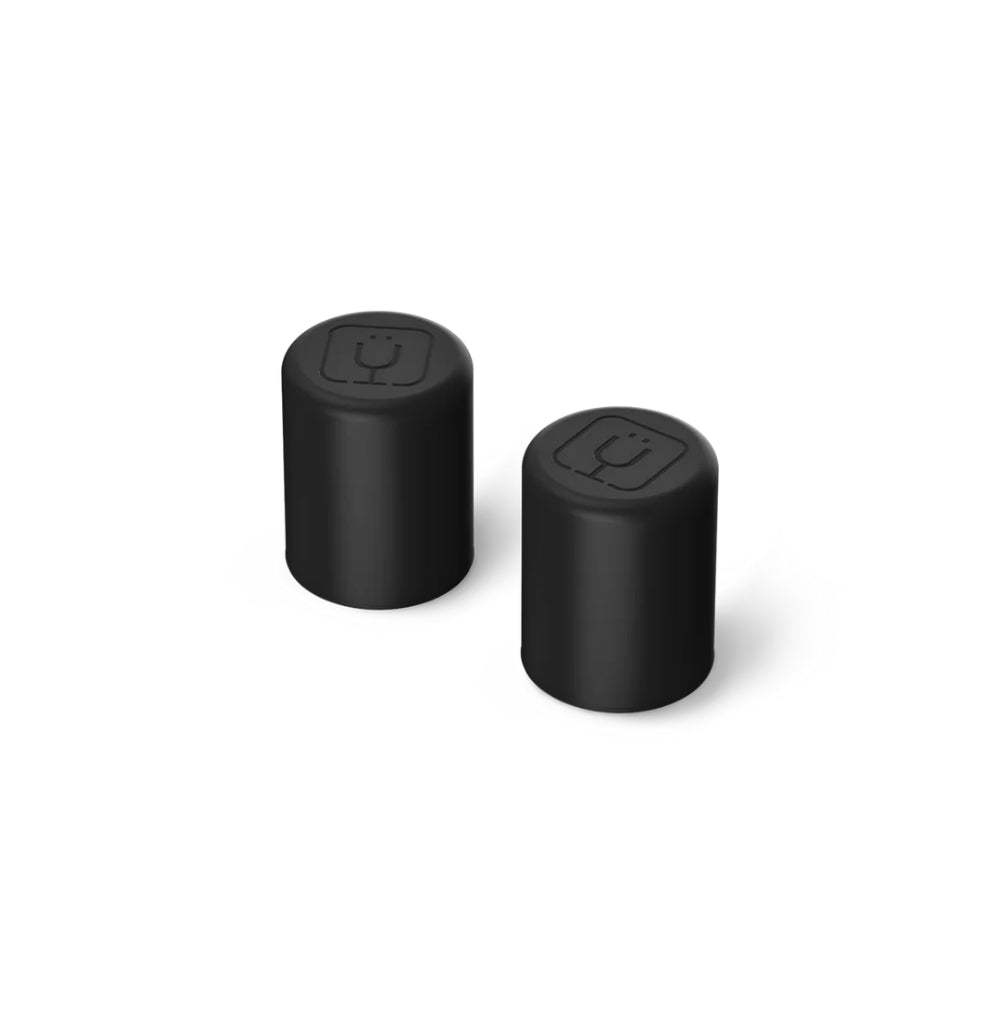 ERA MAGNETIC STRAW COVER | BLACK | 2-PACK