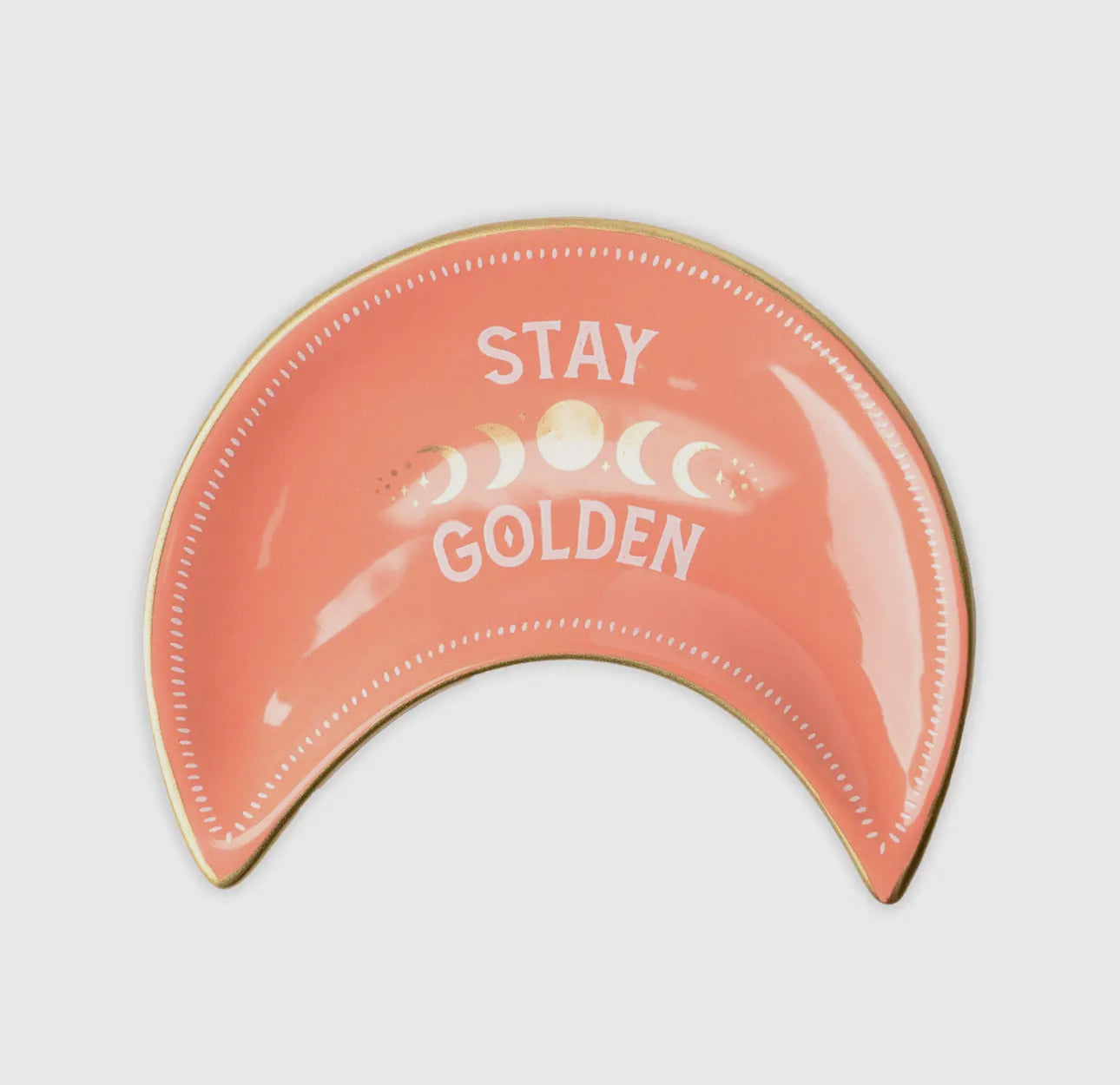 Stay Golden Jewelry Dish