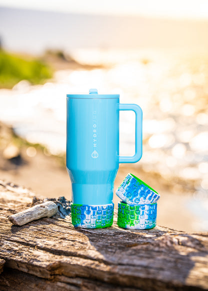 Checkered Hearts Tumbler Boots: Tidal Twist