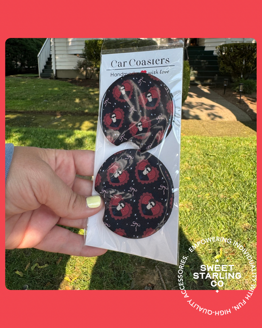 Coquette Edward Car Coasters