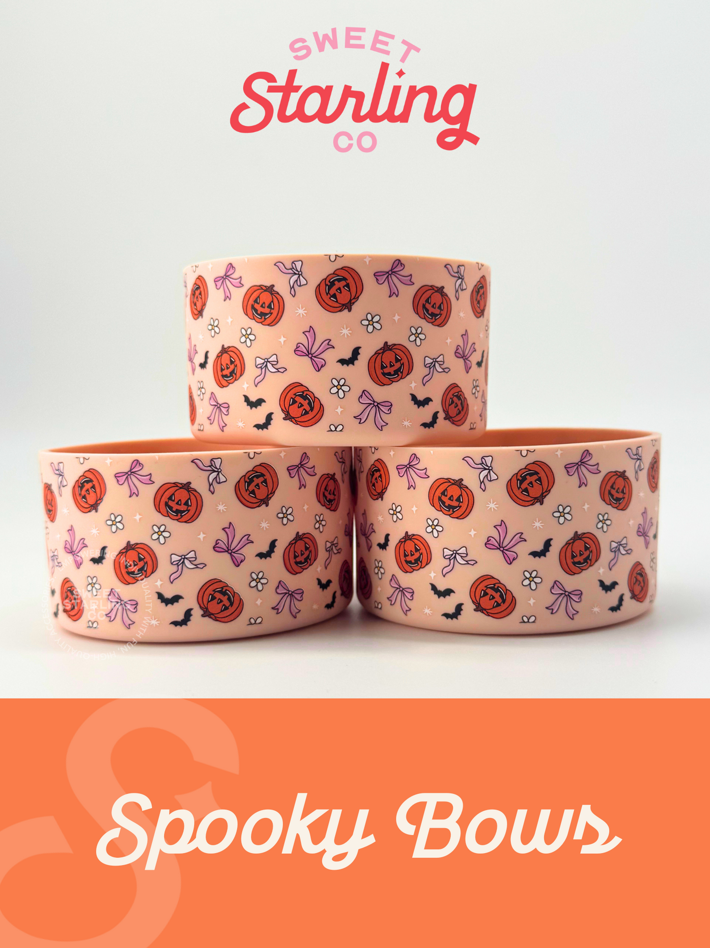 Spooky Bows Tumbler Boots