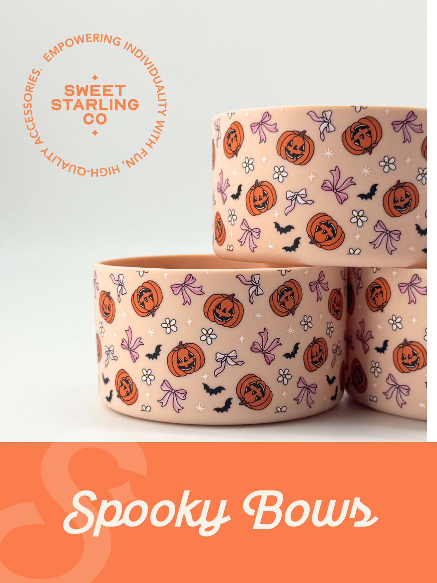 Spooky Bows Tumbler Boots