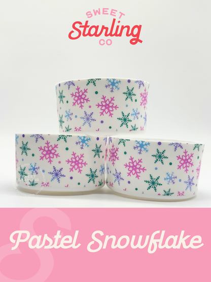 Pastel Snowflake Tumbler Boot