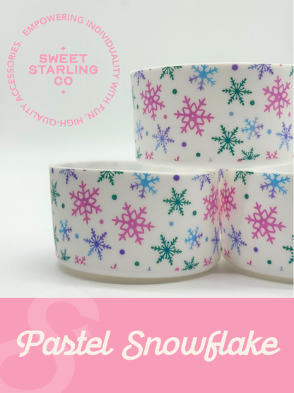 Pastel Snowflake Tumbler Boot