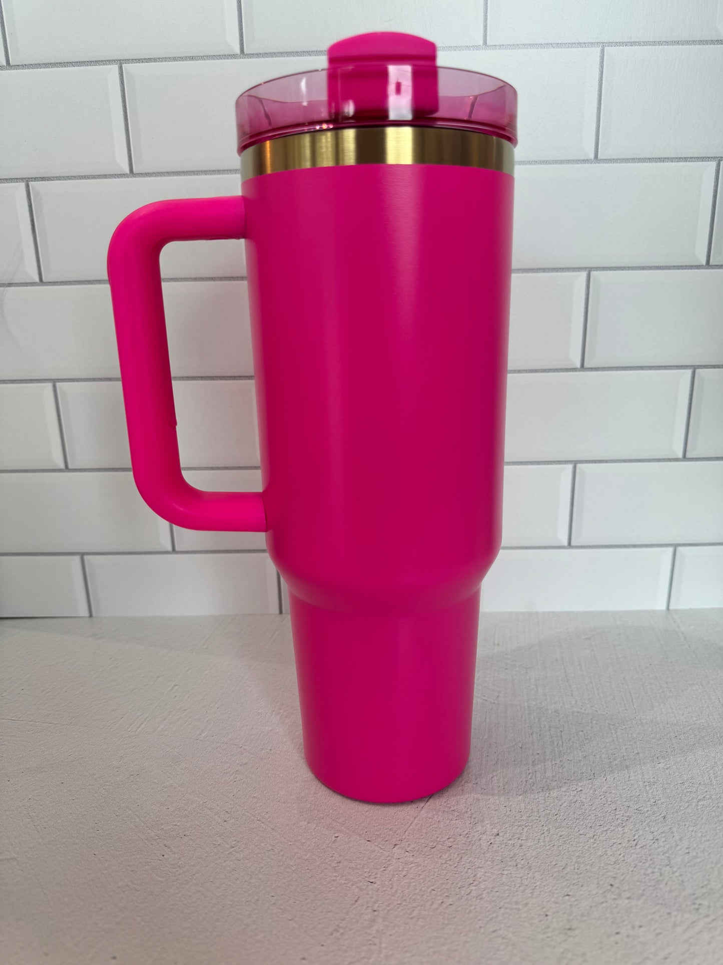 Princess Pink + Gold Tumbler