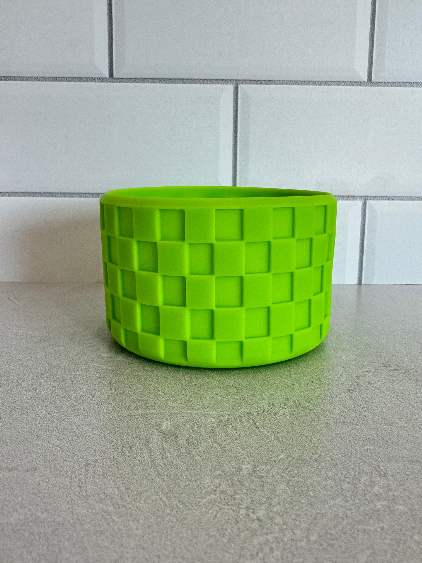 Checkerboard Tumbler Boots- Lime