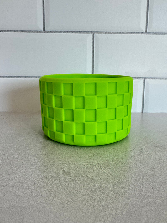 Checkerboard Tumbler Boots- Lime