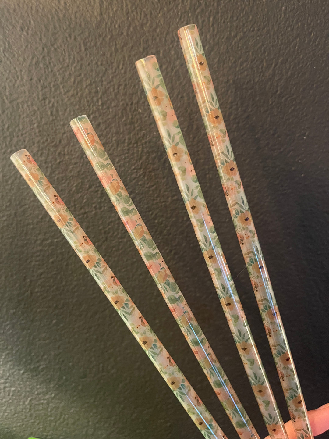 Fall Floral 40 oz Reusable Straws- Wide Fit
