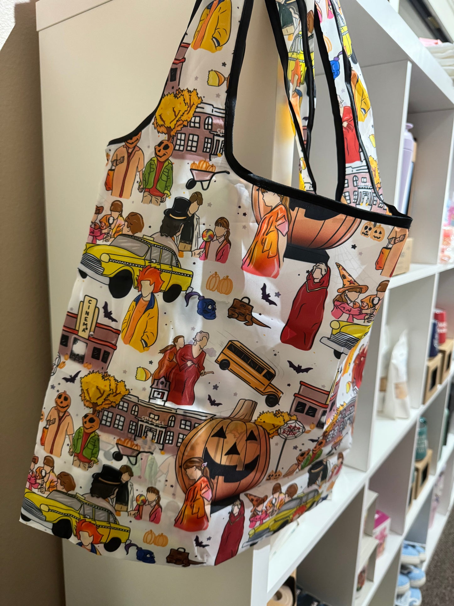 Town of Halloween Reusable Bag: Medium