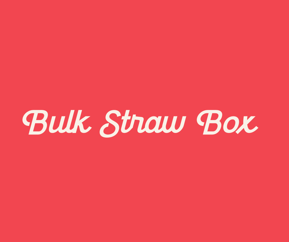 Bulk Straw Box- Random Assortment
