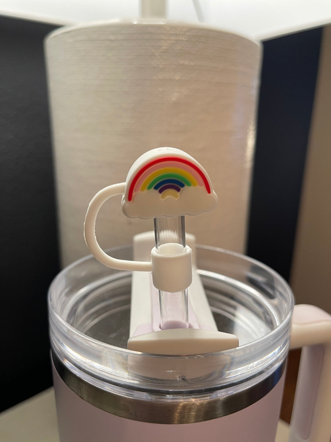 Rainbow Straw Toppers