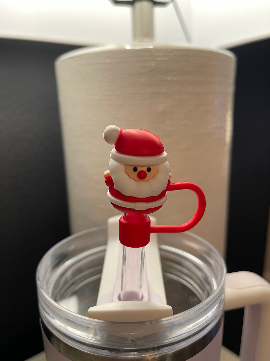 Santa Straw Toppers