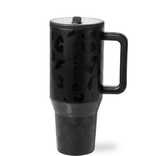 HydroJug Traveler- 32 oz Black Leopard