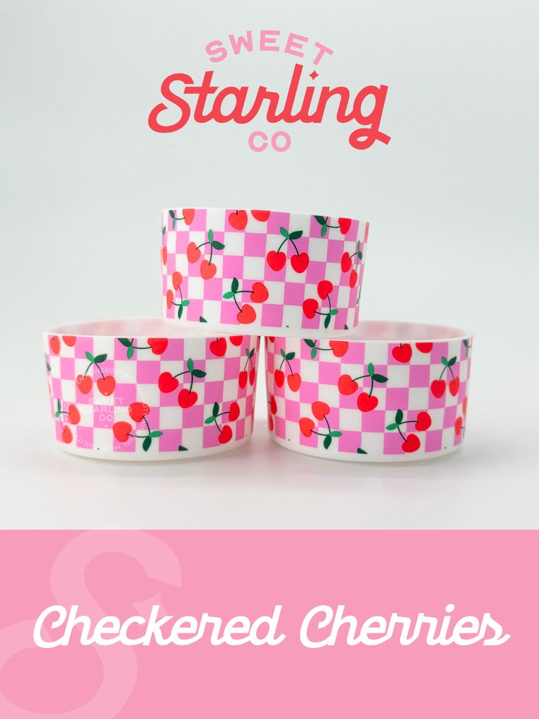 Checkered Cherries Tumbler Boot