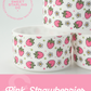 Pink Strawberries Tumbler Boots