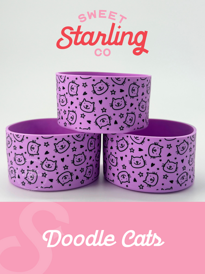 Doodle Cats Tumbler Boots