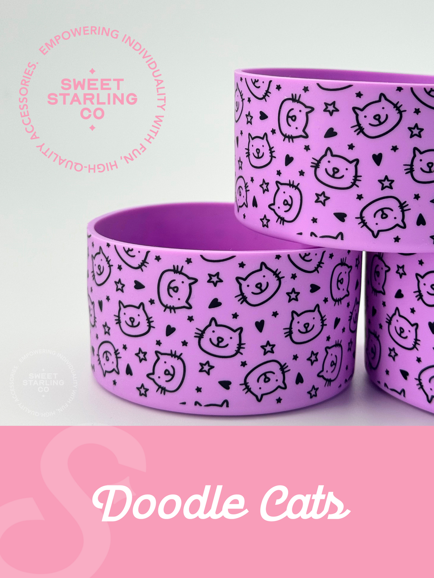 Doodle Cats Tumbler Boots