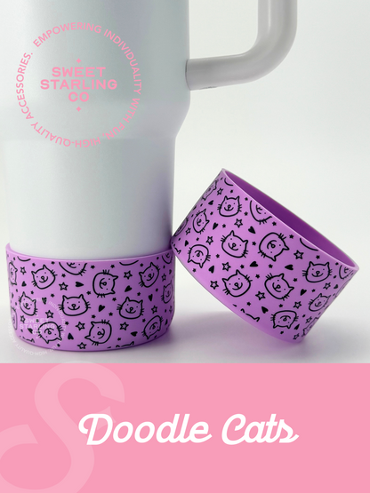 Doodle Cats Tumbler Boots